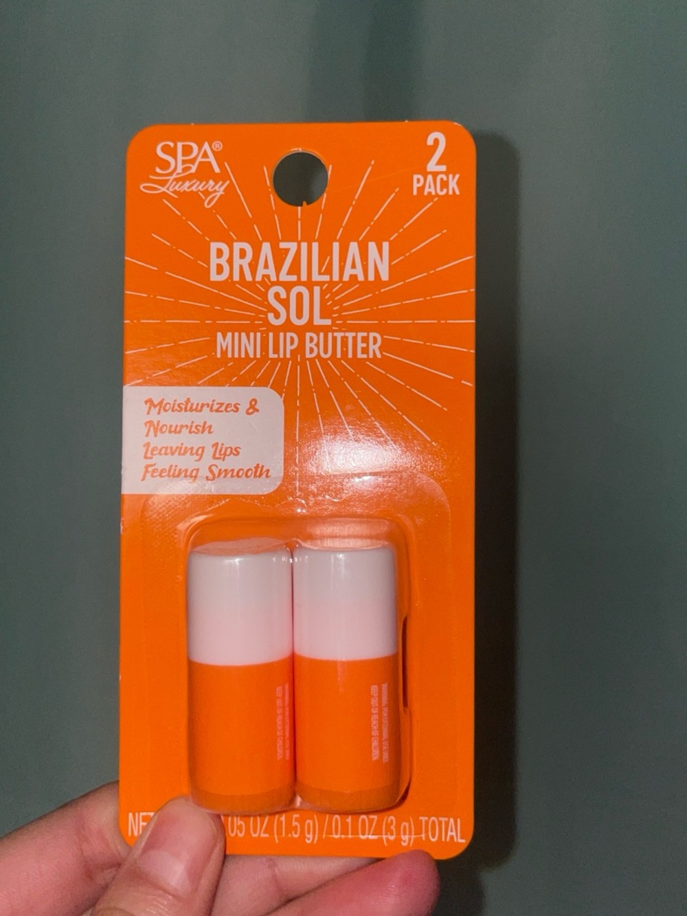 Brazilian sol mini lip balms
